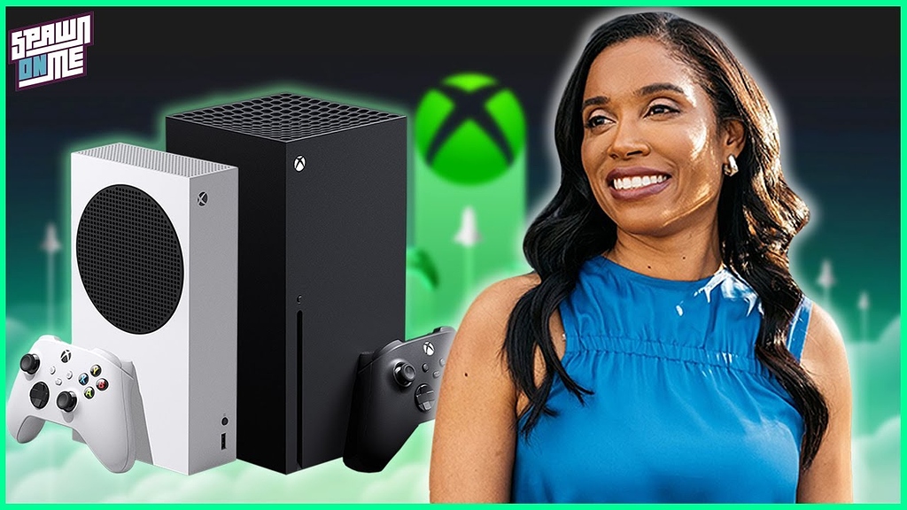 L-R) Corporate Vice President of Xbox, Sarah Bond, during the