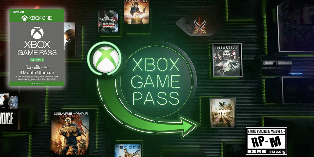 cost of one month of xbox game pass