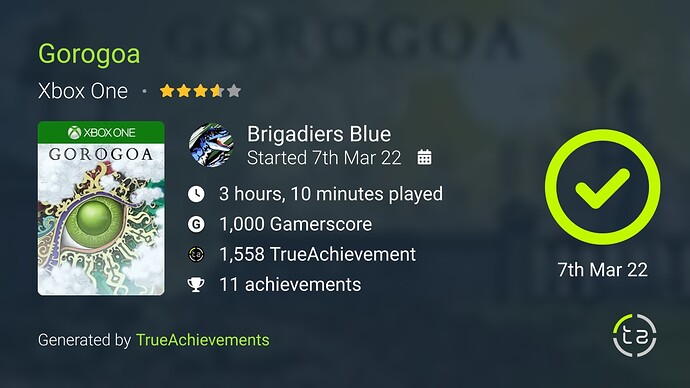 Gorogoa Completion
