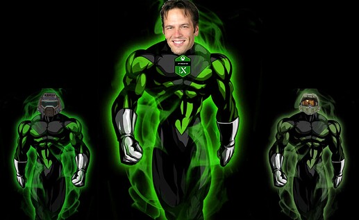 Wide Phil Spencer walking 