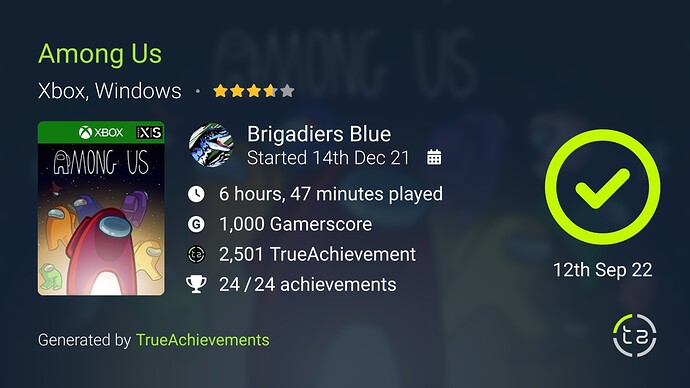 Among Us Completion