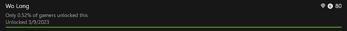 wo long all achievements
