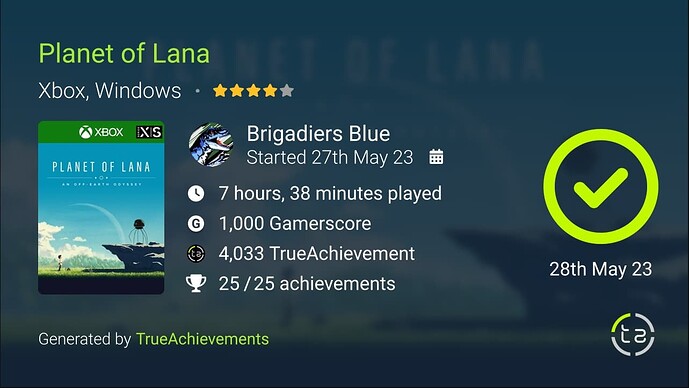 Planet of Lana Completion