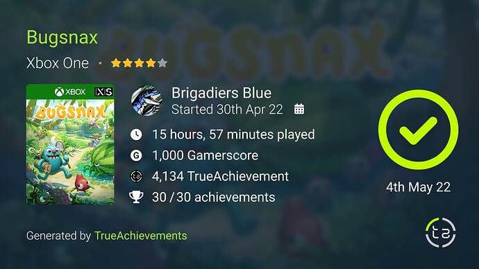 Bugsnax Completion