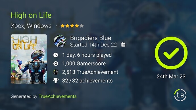 High on Life Completion