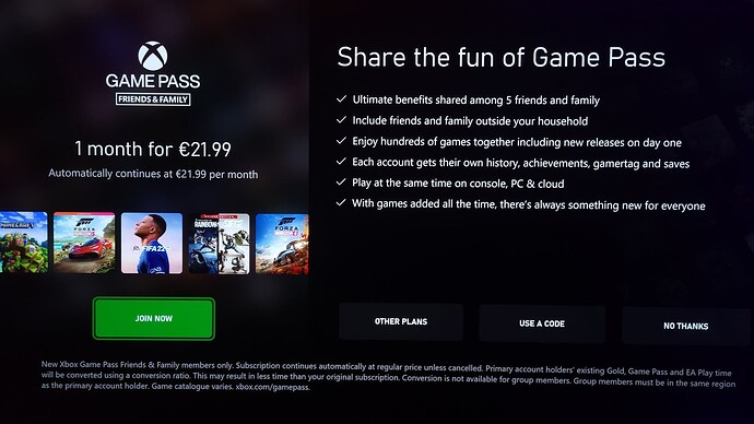 How to share Xbox Game Pass PC with your family