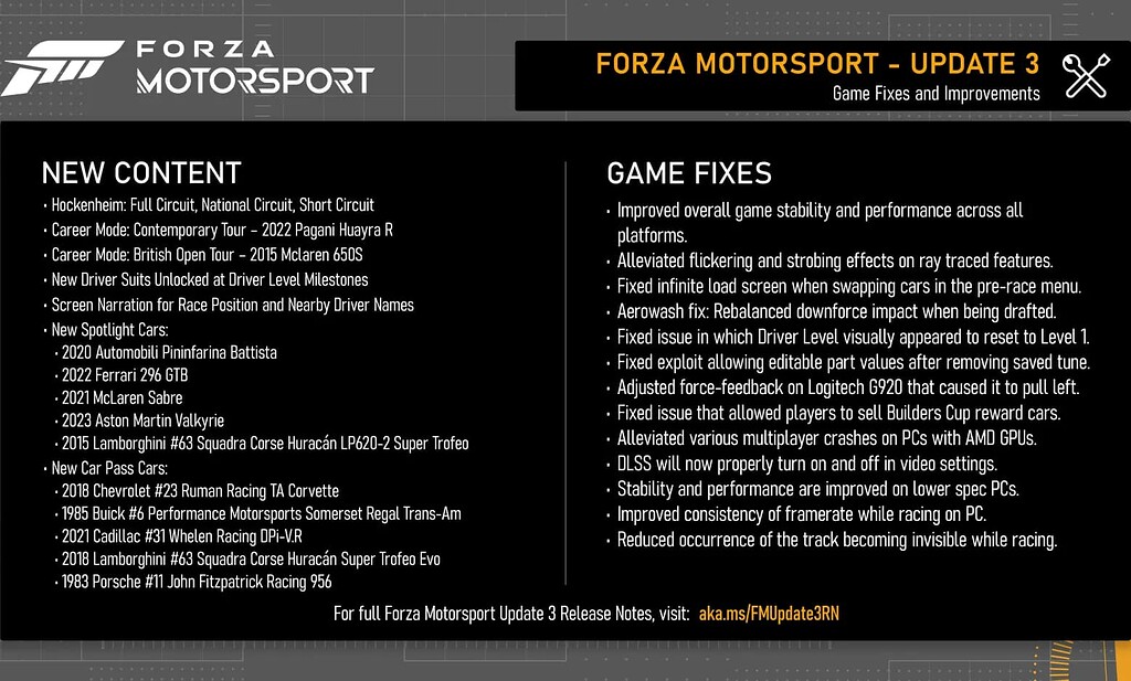 'Forza Motorsport' "Update 3" Now Available---Hockenheim Circuits ...