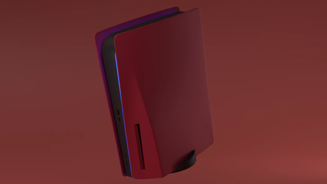 platestation5-custom-ps5-faceplates-outer-shell-cherry-red