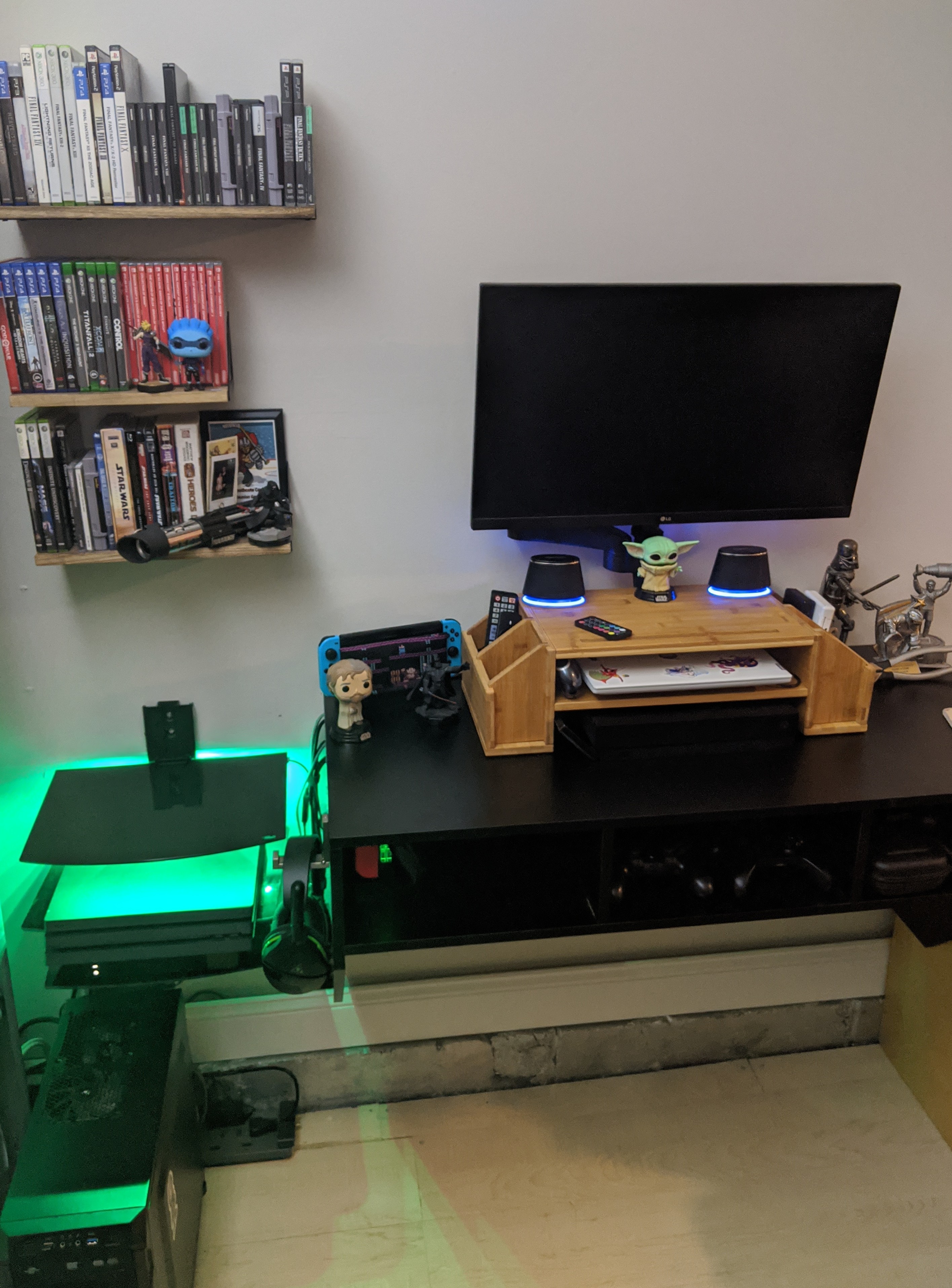 xbox 360 gaming setup