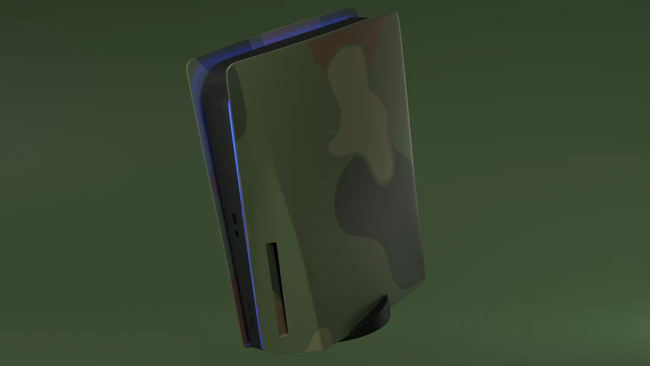 platestation5-custom-ps5-faceplates-outer-shell-jungle-camo