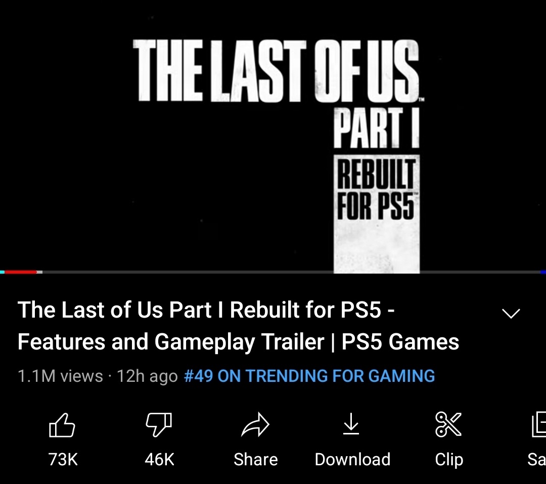 The Last of Us Part I Rebuilt for PS5 - Features and Gameplay Trailer
