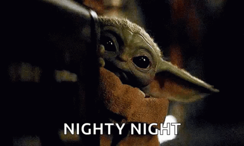 Hide And Seek Good Night GIF - Hide And Seek Good Night Baby Yoda - Discover & Share GIFs