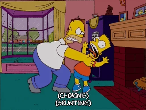 angry homer simpson GIF