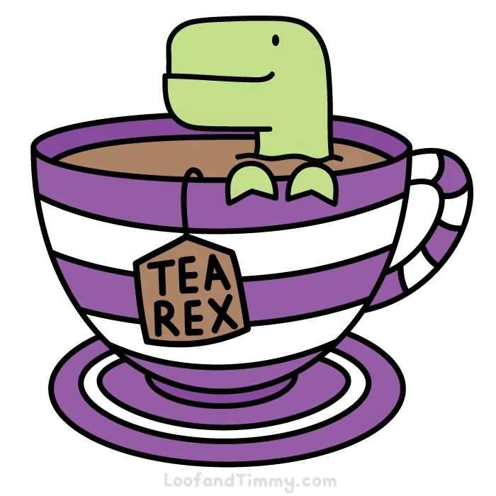 Cup Of Tea Hello GIF by Loof and Timmy
