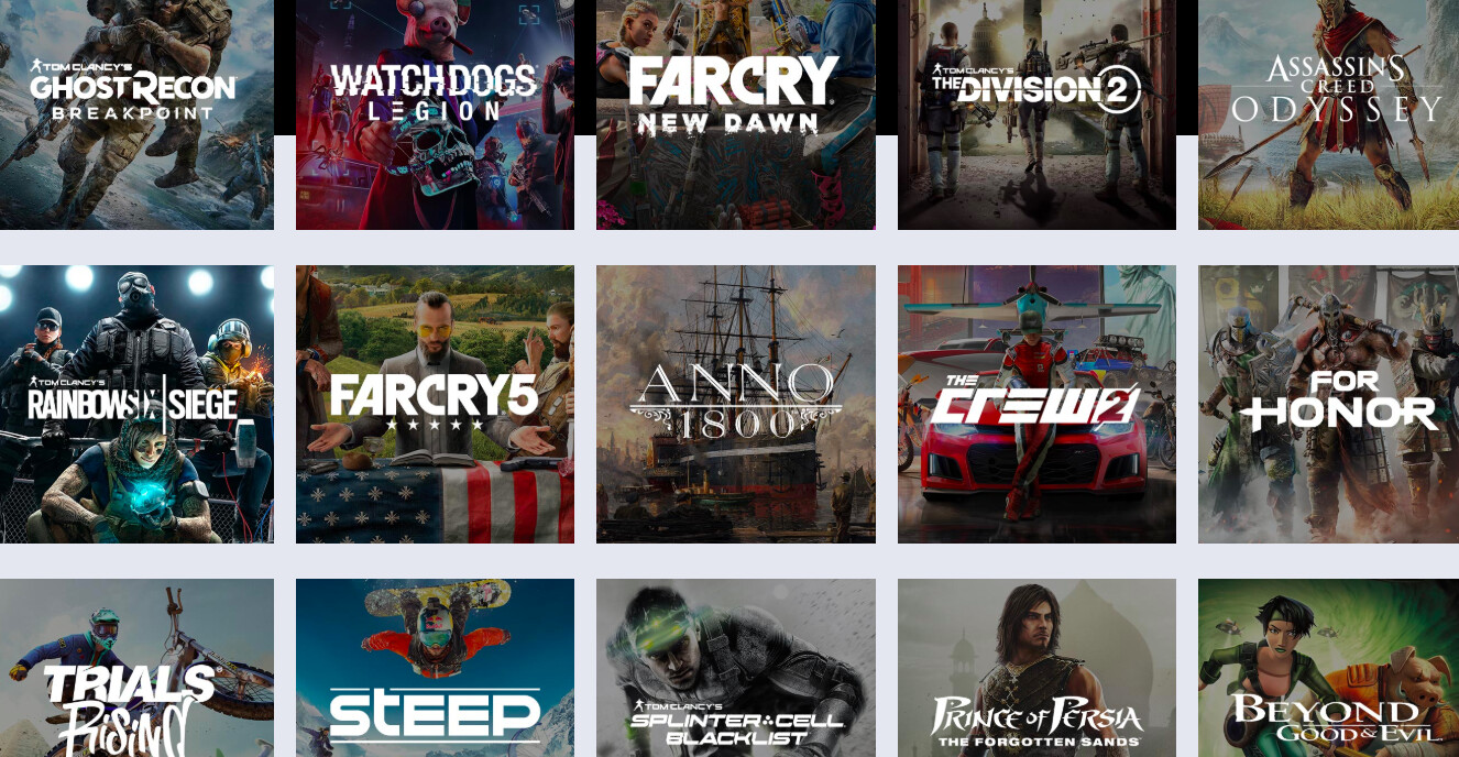 ubisoft games list