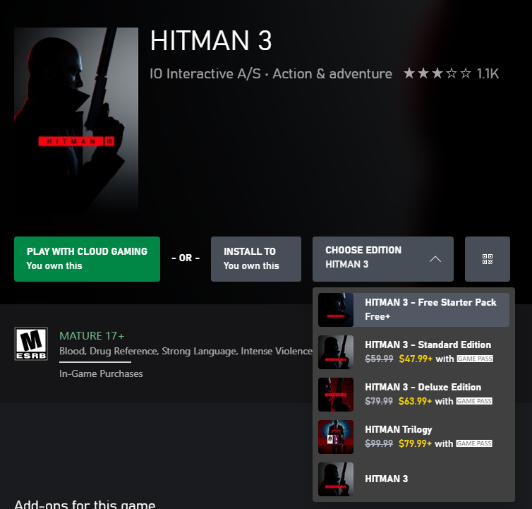 HITMAN 3 Access Pass: HITMAN 2 Expansion on Steam