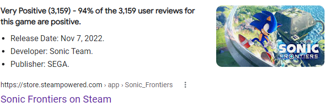 Sonic Frontiers reviews set to drop on November 7th, 2022