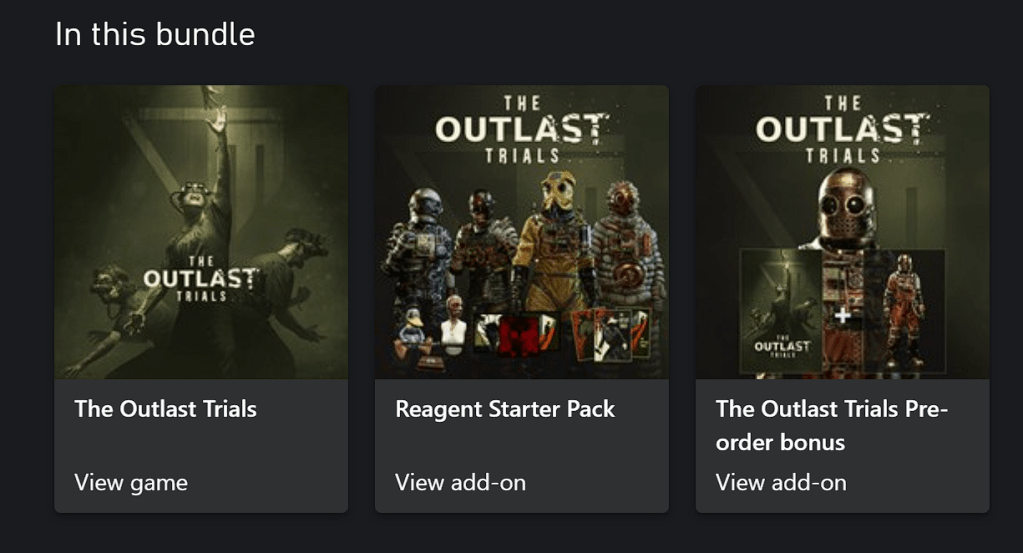 The Outlast Trials: Deluxe Edition has shown up on the Xbox Store