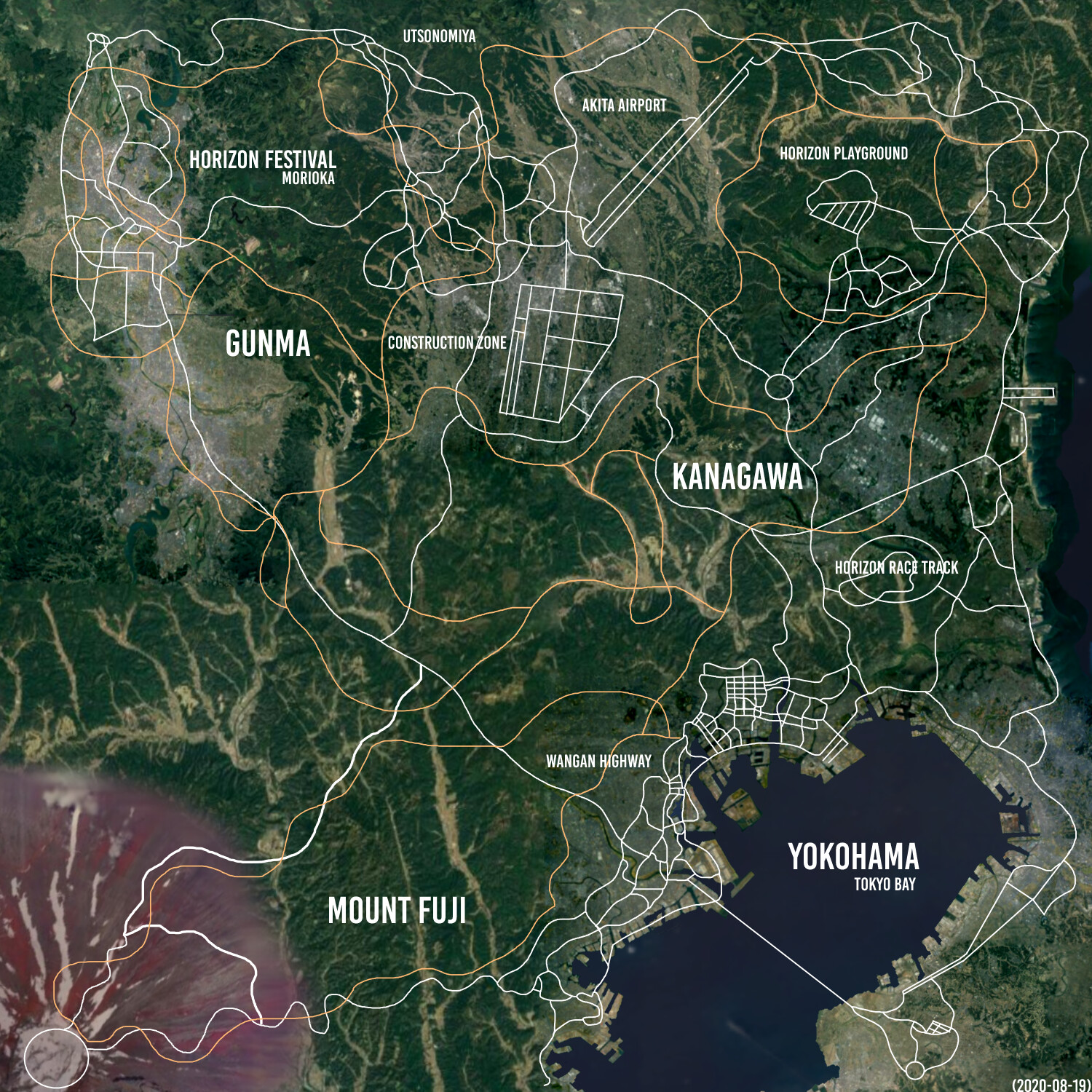 Rumor - Fake: Forza Horizon 5 Japan Map Leaked