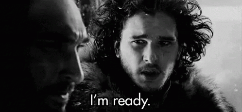 I'm ready